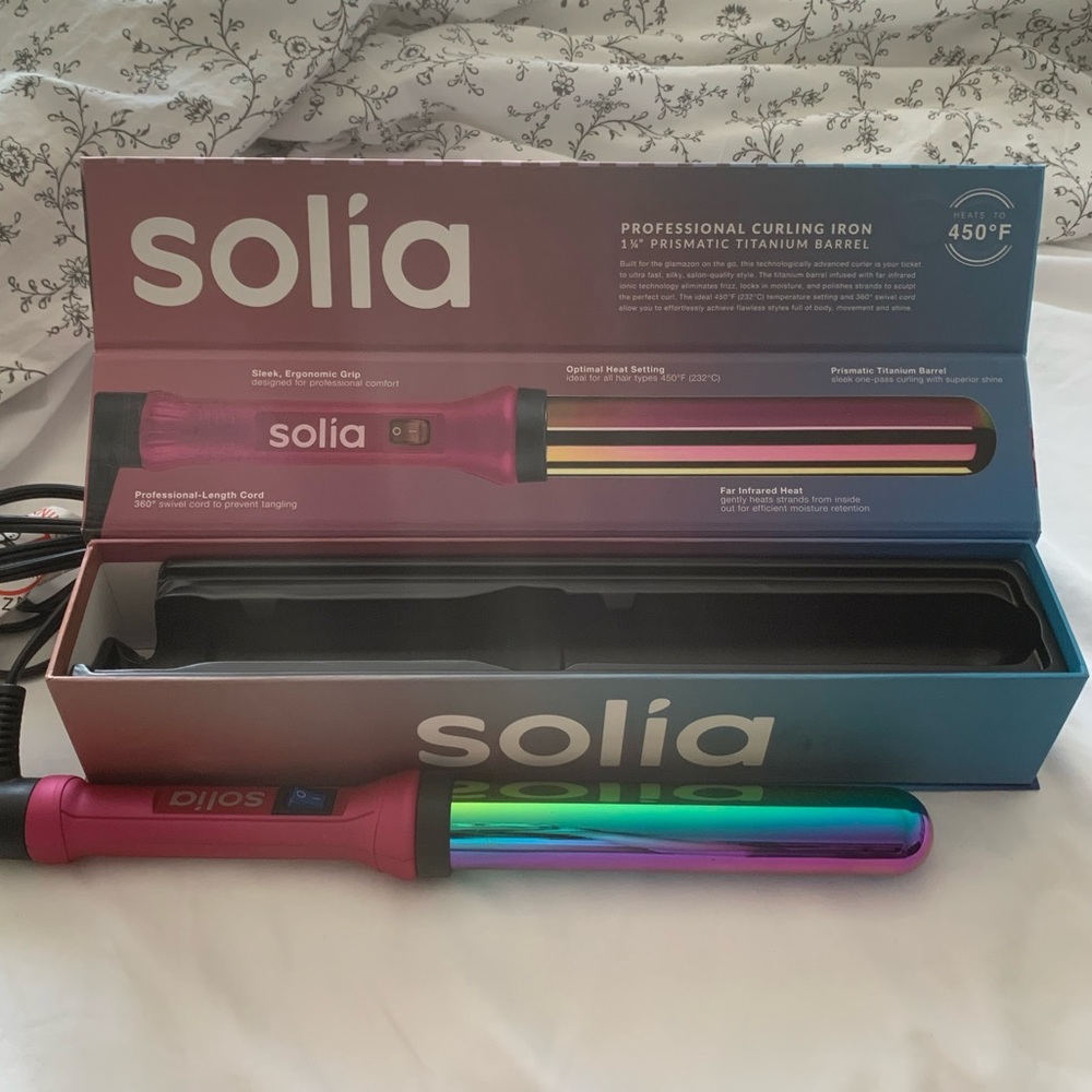 SOLIA curling wand heat tool